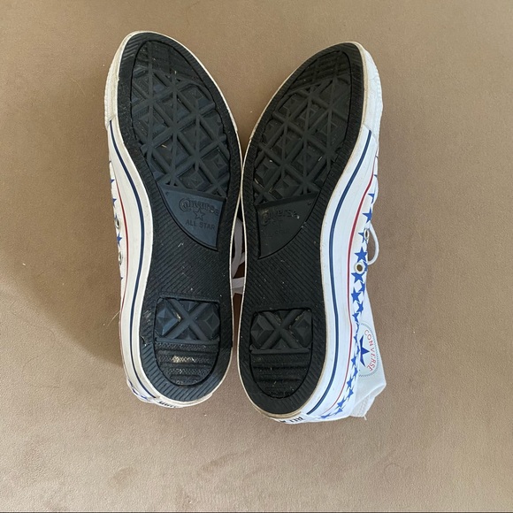 Converse Chuck Taylor All Star American Flag Memorial Day July 4 Patriotic - Picture 6 of 7